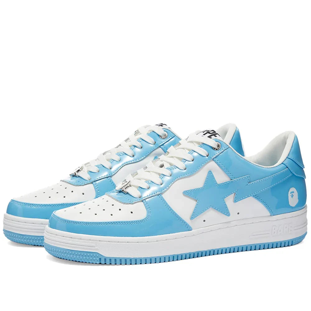 Baby blue low shoes